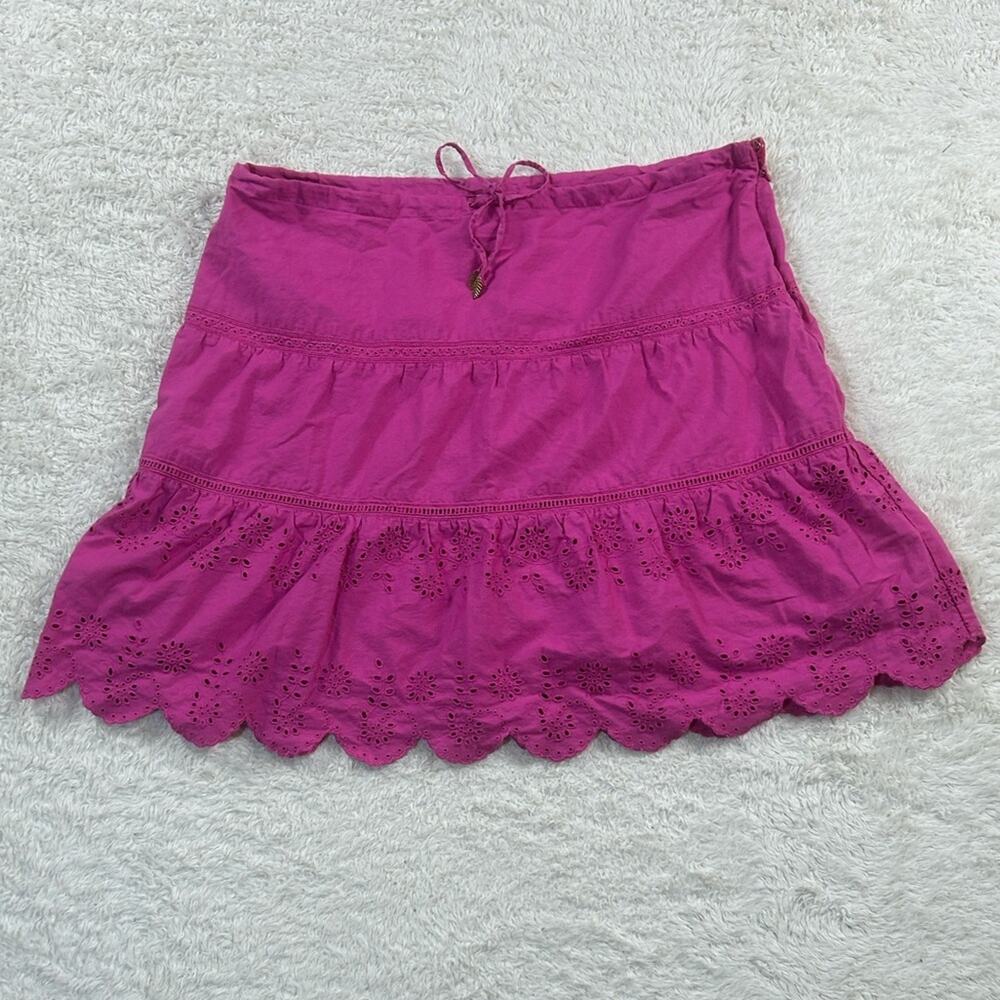 AEO Y2K pink boho peasant skirt,‎ 14